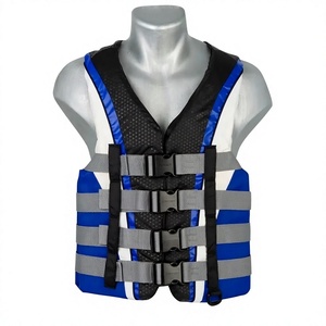 Gilet de sauvetage à 4 sangles pour plongée sous-marine, gilet de sauvetage multi-panneaux pour adultes, veste de sécurité pour la navigation de plaisance, sports nautiques, accessoires de sécurité marine - Product Image 1
