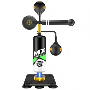 Entraîneur de vitesse de réflexe de <span class=keywords><strong>boxe</strong></span> réglable, <span class=keywords><strong>sac</strong></span> de frappe multifonctionnel avec cibles rotatives pour l'entraînement de <span class=keywords><strong>boxe</strong></span> en salle de sport - Product Image 1