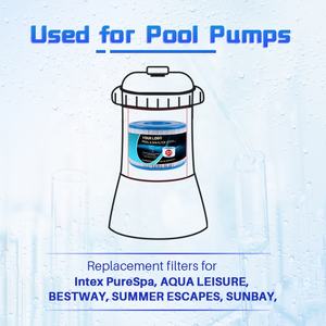 29001E نوع 1 PureSpa مجموعة سهلة تجميع خراطيش استبدال مرشح ، الأزرق والأبيض - Product Image 3