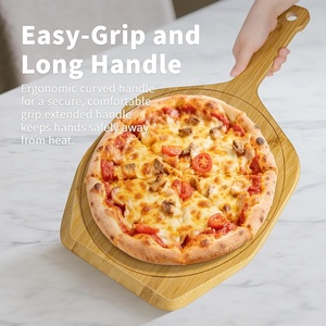 Set Server <span class=keywords><strong>Pizza</strong></span> in legno di bambù naturale adatto per <span class=keywords><strong>Pizza</strong></span> da 10/12 pollici - Product Image 1