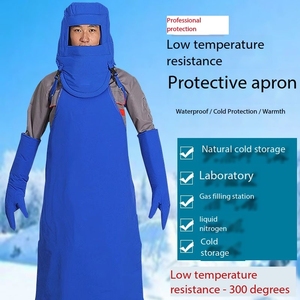 <span class=keywords><strong>Delantal</strong></span> protector criogénico de 90cm y 110cm para ropa de seguridad de nitrógeno líquido con mango - Product Image 5