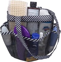 Séchage rapide suspendu douche sac fourre-tout maille douche Caddy Portable douche panier dortoir avec 8 poches