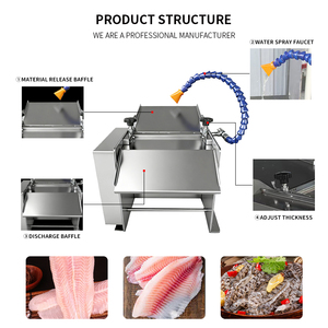 Macchina per la Lavorazione del Pesce di Piccole Dimensioni, Pelatrice per Pelle di Pesce Domestica e Commerciale, Macchina Commerciale per la Rimozione della Pelle di Pesce - Product Image 3