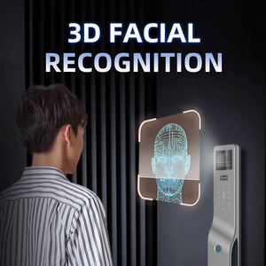 Serrure Intelligente Tuya Entièrement Automatique - Reconnaissance Faciale et Empreinte Digitale, Caméra de Visiteuse, Antivol, Connectivité Wi-Fi Cloud, Serrure de Sécurité Domestique - Product Image 3