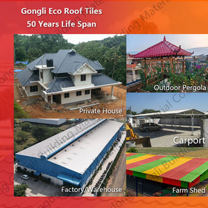 30 Năm Bảo Hành Chống Nước PVC Roof <span class=keywords><strong>Sheets</strong></span> ASA Tổng Hợp Nhựa Sóng Nhựa Roof Tile - Product Image 6
