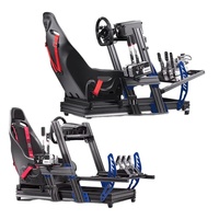 Cockpit de simulateur de course HanTe le plus récent avec siège confortable, simulateur de conduite automobile, entraînement de conduite, simulateur de course