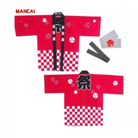 Kimono de style japonais, cardigan populaire, manteau Happi avec serviette à main et ceinture de kimono, motif de dessin animé, Yukata, costume d'Halloween Anime