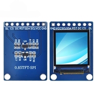 Hengshengwei 0,85 Zoll Farb-TFT-Displaymodul HD IPS LCD LED Bildschirm 128x128 SPI-Schnittstellen-Controller