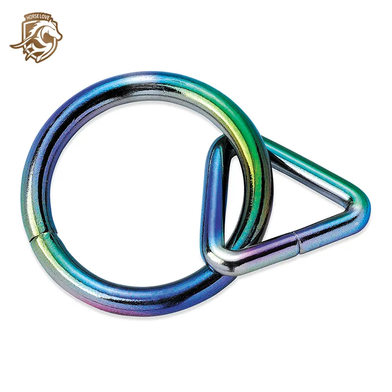 Hot Selling Custom O ring Steel Triangle Ring O Ring Metal For Horse Halter