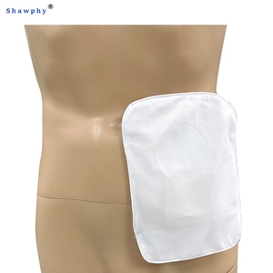 Shawphy entegre kendinden yapışkanlı yara pansuman Ostomy çantası toz geçirmez fiula l çanta için evrensel yıkanabilir koruyucu kapak - Product Image 5