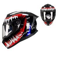 Casque de moto ouvert certifié DOT en ABS avec fermeture rapide, double visière, universel, pour deux saisons, nouveau