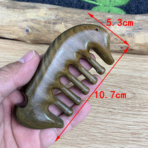 Vente populaire diverses formes en bois peigne d'acupression masseur de cuir chevelu soulagement quotidien des maux de tête peignes d'économie de cheveux - Product Image 5