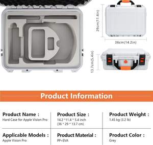 Trendy Hard Case EVA Shell Design Sturdy Compact <b>Travel</b> <b>Accessories</b> for Vision Pro - Product Image 6