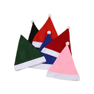 Chapeaux de Noël Magpie multicolores en tissu non tissé, chapeau de Père Noël pour enfants et adultes, décorations de fêtes - Product Image 5