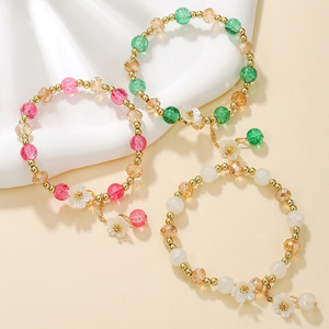 Crystal <b>Bracelet</b> Butterfly Design Colorful <b>Beads</b> Women's Jewelry Anniversary Gift Elegant Style SY0825-1 - Product Image 3
