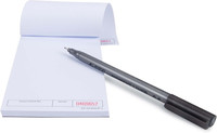 Bloc de tickets de facture vierges en gros 3,5 x 6 pouces, bloc-notes de commande en papier pour restaurant, 50 feuilles par carnet, bon de commande pour serveur avec support rigide