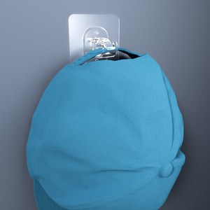 Support mural adhésif transparent personnalisé pour <span class=keywords><strong>tringle</strong></span> de <span class=keywords><strong>rideau</strong></span> de douche en plastique - Product Image 5