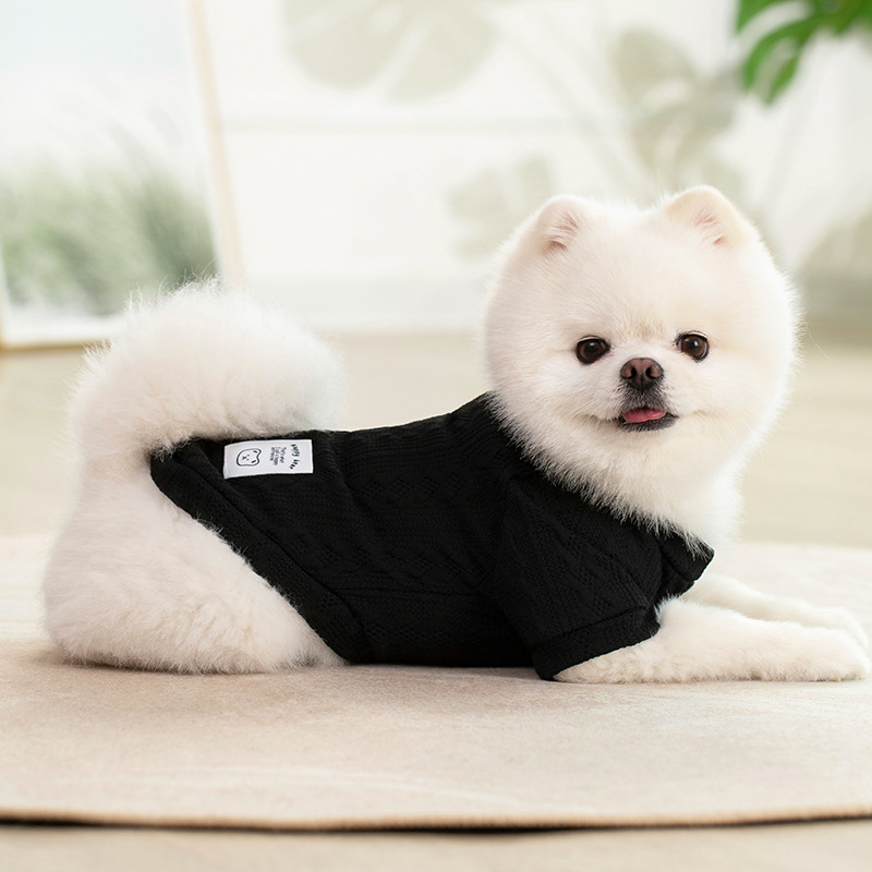 Pull en laine noir