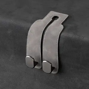 Özelleştirilebilir LOGO araba koltuğu arka koltuk eki hooks araç içinde çok fonksiyonlu gizlemek kapak kürk metal kanca otomobil parçaları