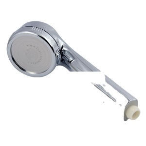 Pommeau de Douche Pluie Rond Réglable Portable avec Pulvérisateur Manuel et Amplificateur de Pression - Product Image 5