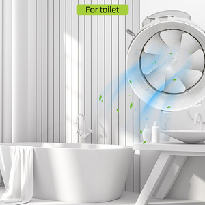 Ventilador Axial de Pared Multifunción SEICOI, Bajo Ruido, 6 Pulgadas, Ventilador de Línea Eléctrico OEM/ODM, Alto Flujo de Aire, 5 Velocidades, Gran Venta - Product Image 4