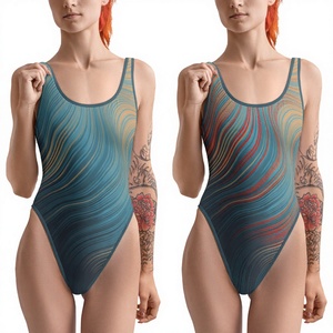 Short de bain fitness femme à séchage rapide, coupe ajustée, haute élasticité, pour entraînement, service OEM, Spandex/Polyester extensible dans quatre directions - Product Image 3