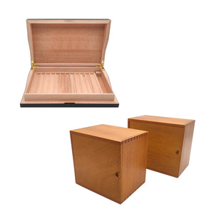 Humidor à cigares en bois sur mesure, cèdre massif ou okoumé, contrôle électronique de la température, affichage numérique, température constante - Product Image 4