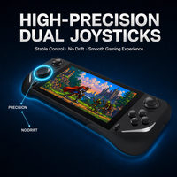 Consola de Juegos Arcade Portátil Retro, Joystick Dual de Precisión para Salida de TV, Control Inalámbrico, Batería Recargable C239