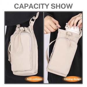 Porta Botella de Agua Resistente al Agua con Bolsillo para Teléfono y Correa Ajustable para Artículos Esenciales de Ejercicio al Aire Libre - Product Image 6