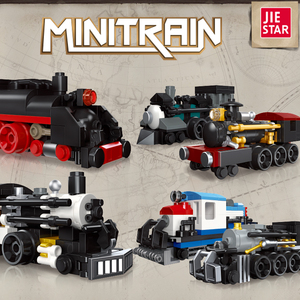 JIESTAR Đồ Chơi Bộ Mô Hình Xe Lửa Mini Soi Sáng 463 Món Quà Bé Trai Bán Sỉ Đồ Chơi Xe Lửa Nhỏ Bằng Nhựa Tự Làm Cho Trẻ Em - Product Image 3