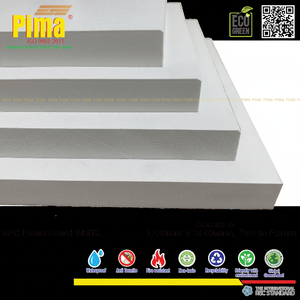 Hoja de tablero de espuma de 25mm de espesor 0,6G/cm3 densidad Color blanco paneles de plástico no tóxico para muebles de gabinetes de cocina - Product Image 1