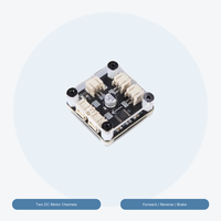 Module de commande de moteur DC double 1,5A avec contrôle de vitesse PWM, marche avant/arrière et freinage pour voiture robot Arduino