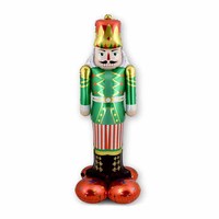 Ballons de Noël en aluminium sur pied, décorations de fête du Nouvel An, Père Noël, Bonhomme de neige, Casse-noisette, Joyeux Noël