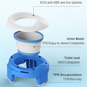 Asiento de Inodoro Plegable de PP Ecológico de Diseño Más Reciente, Entrenador de Inodoro <span class=keywords><strong>Elsababy</strong></span> EB-363, Colores Personalizables para Niños de 1 a 7 Años, para Interiores - Product Image 5