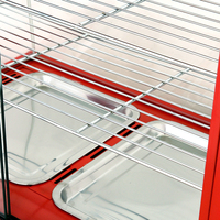 Vente chaude OEM Commercial Trois couches Chauffe-plats électrique de luxe commercial pour machine à snack