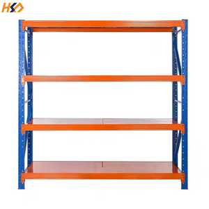 Prix bon marché Étagères de magasin en gondole Étagère de stockage en métal Équipement d'affichage de magasin Étagères d'entrepôt - Product Image 3