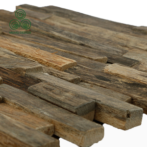 Tấm ốp tường mOSAIC gỗ nguyên khối cao cấp phong cách cổ điển, hiện đại, trang trí phòng tập thể dục, nội thất hiện đại của MUMU DESIGN - Product Image 2