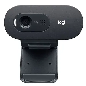 Logitech C270i-كاميرا ويب لأجهزة الكمبيوتر المكتبي أو اللابتوب للبيع بالجملة من المصنع ، شاشة عرض عالية الوضوح 720 بكسل للاتصال والفيديو والتسجيل