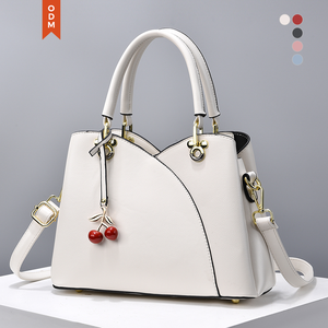 Sac à main pour <span class=keywords><strong>femme</strong></span> en cuir PU tendance, couleur unie, sac à bandoulière, sac fourre-tout, sacs de luxe pour femmes, directement de l'usine - Product Image 3