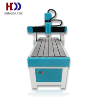 HONGDA Routeur CNC de précision de bureau en fonte de fer pour le bois, modèles 3030, 4040, 6040, 6060, 6090, petite machine CNC pour moules métalliques, prix