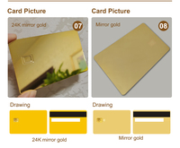 Carte métallique NFC gravée en acier inoxydable pour le système de gestion bancaire/adhésion/ID du logiciel nfc