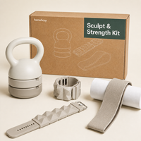 Kit de musculation et de renforcement OEM : Kettlebell réglable, poids de poignet et de cheville pour Pilates, Yoga et entraînement à domicile