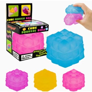 Multi Design Colorful Maltose Teens Sensory Stress Fidget Toys Drop Ice Cube Candy Diamond Squishy Stress Ball Capsule Toy - Product Image 3