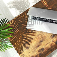 Bureau d'angle en L réversible grande taille, table de travail convertible et réglable avec étagère mobile et support pour unité centrale, en métal pour la maison
