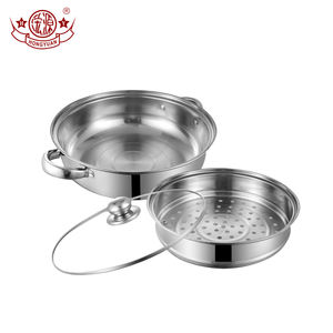 มัลติฟังก์ชั่สแตนเลส410ทำอาหารปลาหม้อนึ่งผัก - Product Image 4