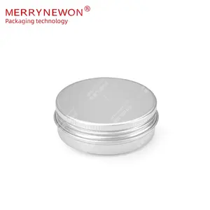 30ml 30g 1oz Tin Can With Screw Recycled No Rust Packaging Container Lip Balm Cosmetic Cream Aluminum Jar