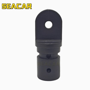 Tapa de extremo de tubo de nailon negro de 1 pulgada Seacar para piezas de repuesto de cubiertas de barcos - Product Image 1