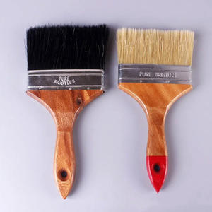 Pincel de pintura al óleo profesional, mango de plástico de espuma sintética, virola Natural, buen <span class=keywords><strong>precio</strong></span>, pulido de pinceles - Product Image 1
