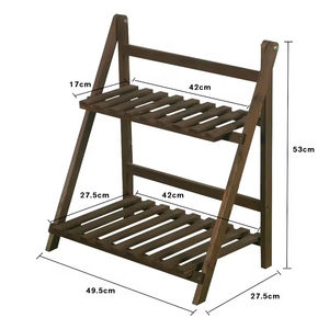 厂家直销供应中国杉木植物展示架植物支架多层植物支架 - Product Image 3