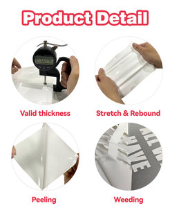 Offre Spéciale corée qualité 60cm par 50m PVC transfert de chaleur vinyle t-shirt Htv rouleaux de vinyle pour vêtements - Product Image 3